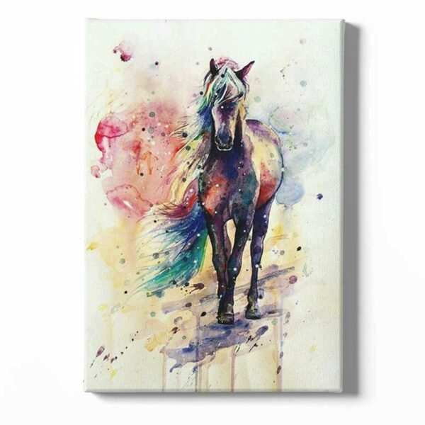 tableau sur toile cheval colore.jpg