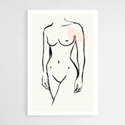 tableau sur toile femme nue minimaliste.jpg